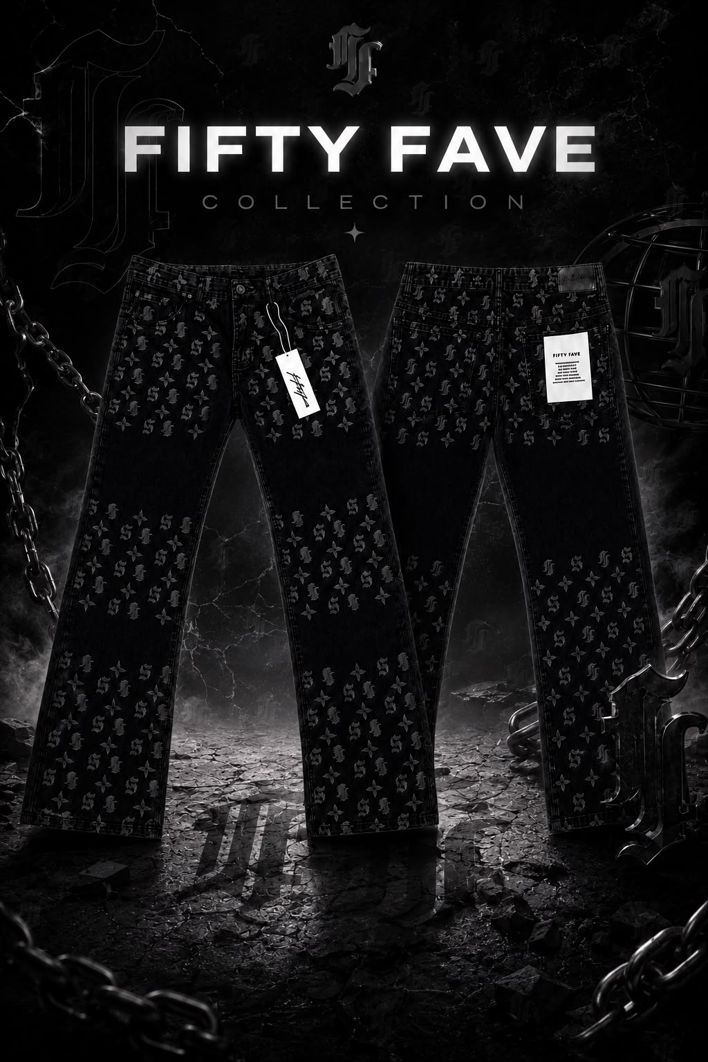 Pantalón monograma F&F